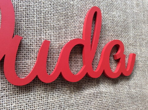 Letras Decorativas Nomes de Parede