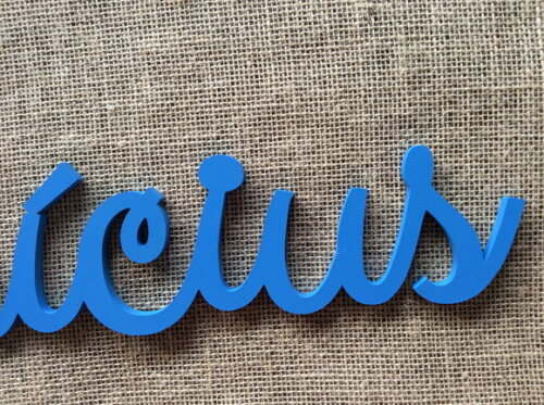 Letras Decorativas Nomes de Parede