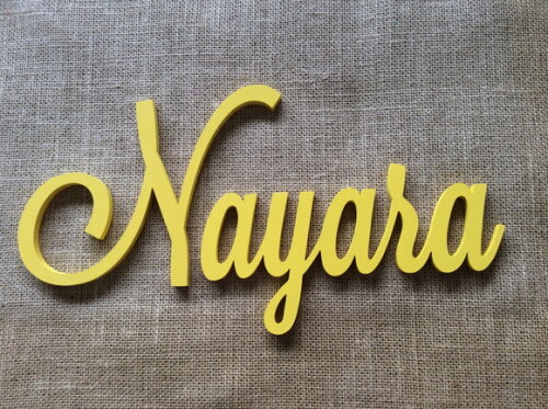 Letras Decorativas Nomes de Parede