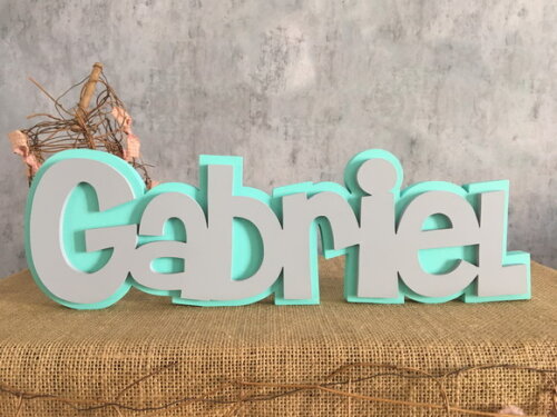 Letras Decorativas Nomes Sobreposição