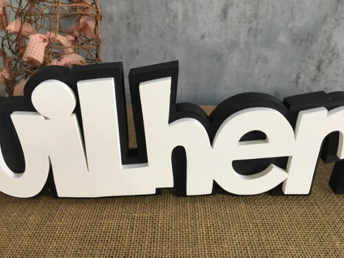 Letras Decorativas Nomes Sobreposição