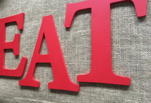 Letras Decorativas Palavras de Parede