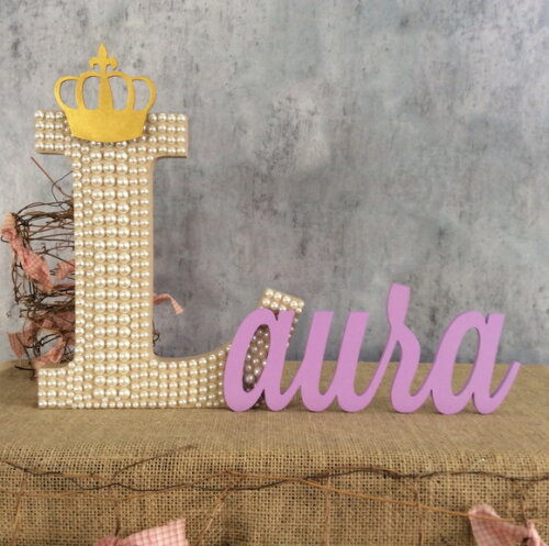 Letras Decorativas Pérola
