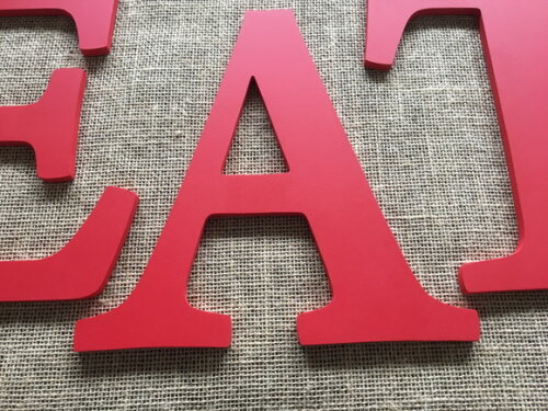 Letras Decorativas Palavras de Parede