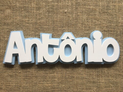 Letras Decorativas Sobreposição- Nome De Parede