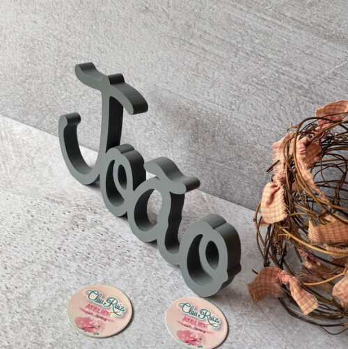 Linha Cursiva -letras Decorativas em mdf Quarto de Bebê