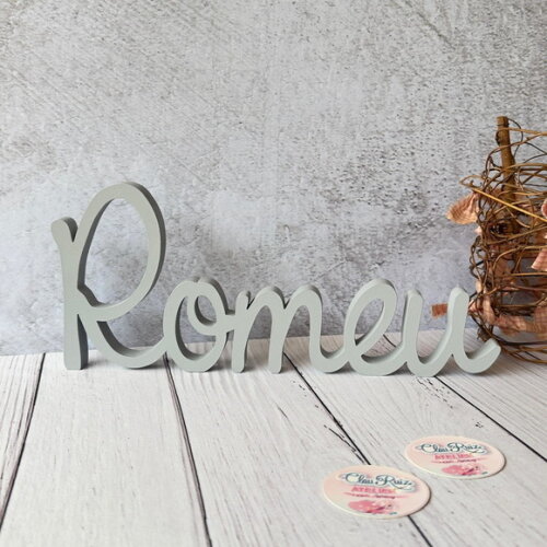 Linha Cursiva -letras Decorativas em mdf Quarto de Bebê