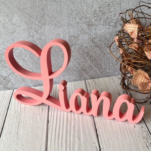 Linha Cursiva -letras Decorativas em mdf Quarto de Bebê