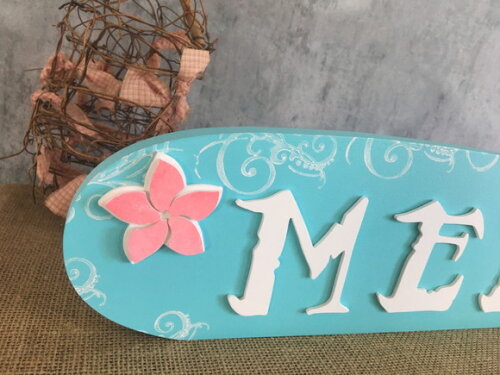 MOANA - Letras Decorativas de MDF FESTA HAVAIANA