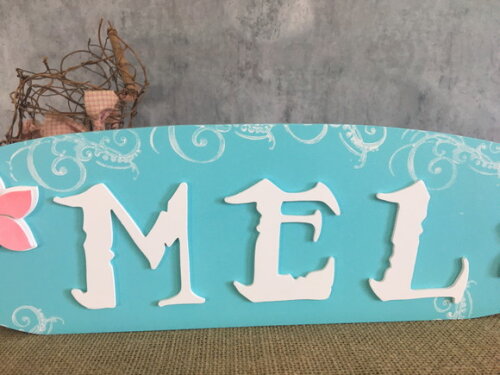 MOANA - Letras Decorativas de MDF FESTA HAVAIANA
