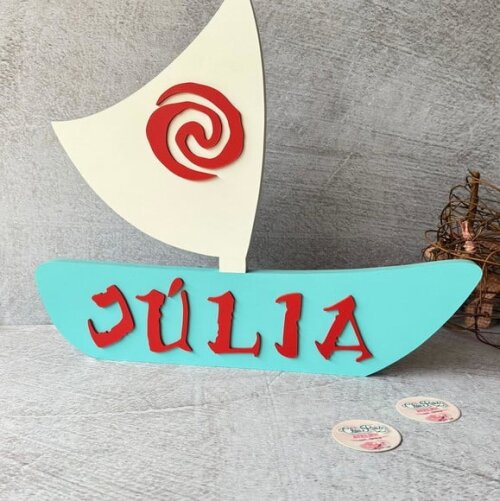 Moana Barco Personalizado
