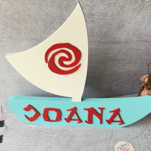 Moana Barco Personalizado