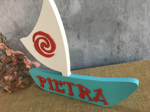Moana Barco Personalizado