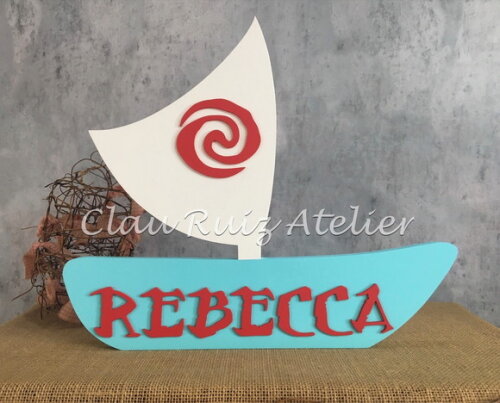 Moana Barco Personalizado
