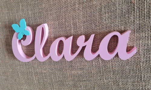 Nome De Parede em MDF