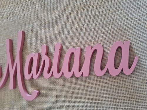 Nome De Parede em MDF