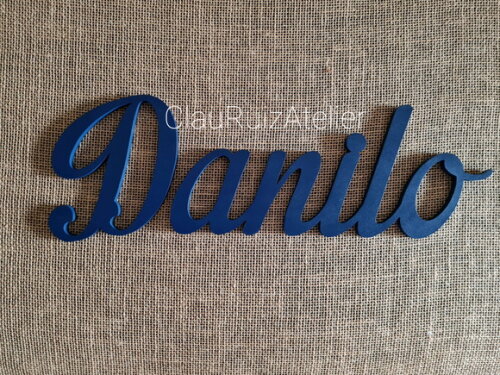 Nome De Parede em MDF