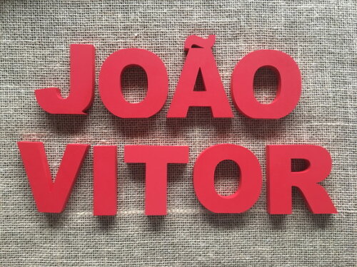 Nome De Parede em MDF