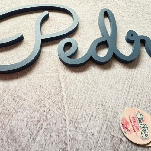 Nome de Parede em mdf - Decoração Bebê e Infantil