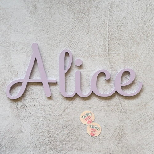 Nome de Parede em mdf - Decoração Bebê e Infantil