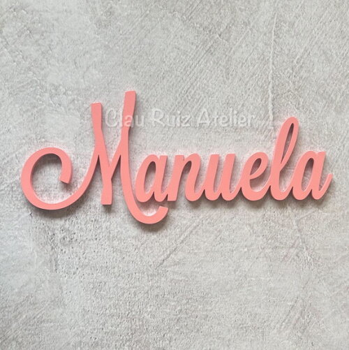 Nome de Parede em mdf - Decoração Bebê e Infantil