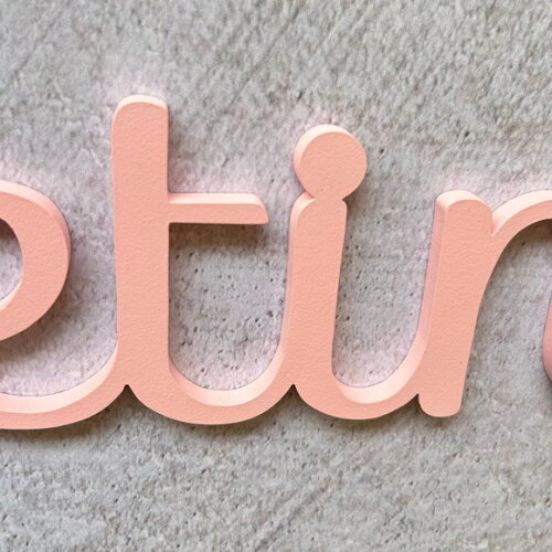 Nome de Parede em mdf - Decoração Bebê e Infantil