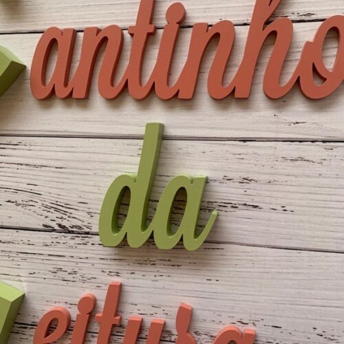 Nome de Parede em mdf - Decoração Bebê e Infantil