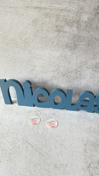 Nome em mdf - Linha Ch - Decoração Bebê e Infantil