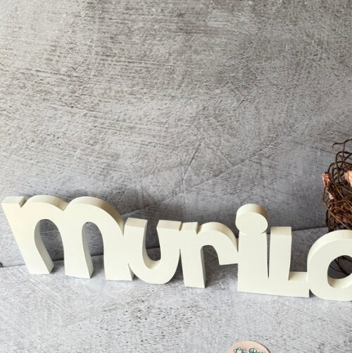 Nome em mdf - Linha Ch - Decoração Bebê e Infantil