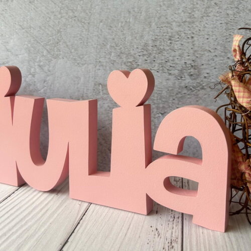 Nome em mdf - Linha Ch - Decoração Bebê e Infantil
