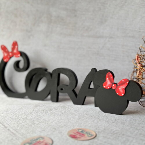 Nome em mdf - Linha Disney - Decoração Bebê e Infantil