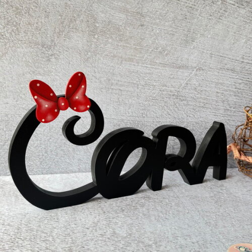 Nome em mdf - Linha Disney - Decoração Bebê e Infantil