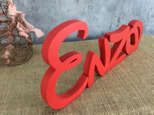 Nomes de MDF - Letra Disney - Mesa