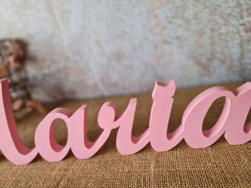 Nomes de MDF Linha Cursiva