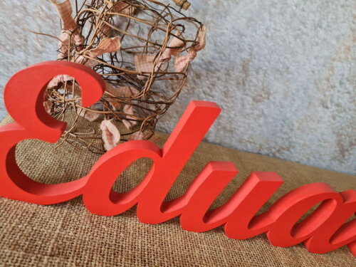 Nomes de MDF Linha Cursiva