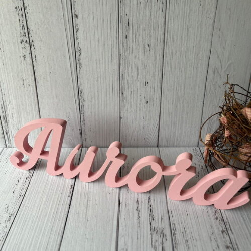 Nomes de mdf Linha Cursiva- Decoração Bebê