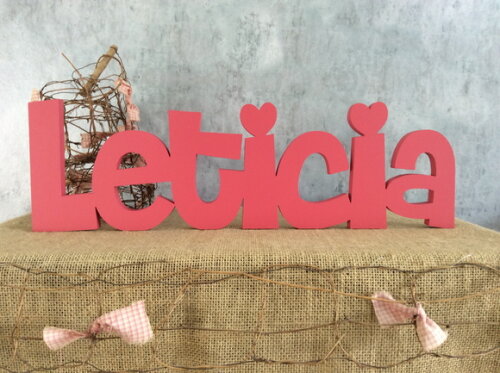 Nomes de Mesa Em MDF -