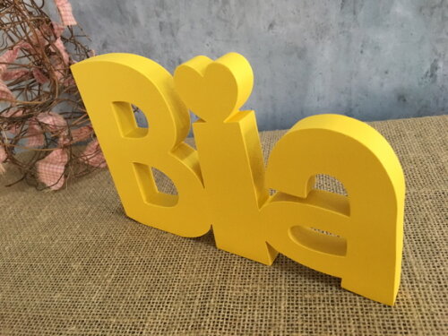 Nomes de Mesa em MDF Linha CH