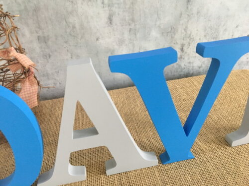 Nomes de Mesa Em MDF Linha Letras de Forma