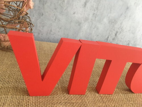 Nomes de Mesa Em MDF Linha Letras de Forma
