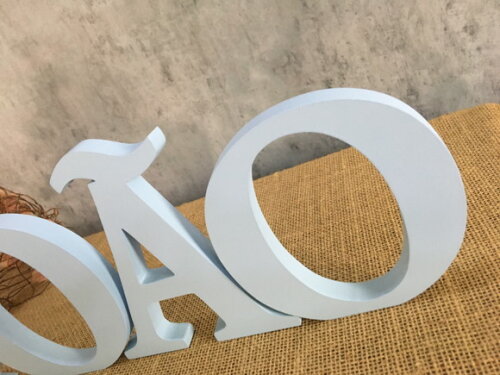 Nomes de Mesa Em MDF Linha Letras de Forma