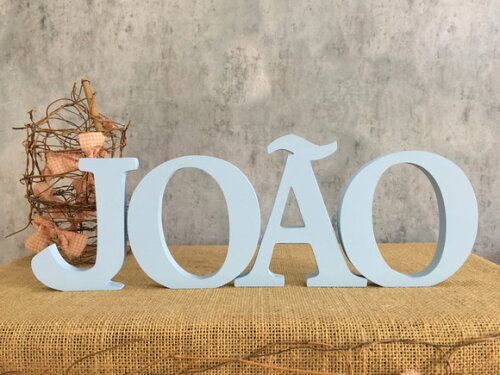 Nomes de Mesa Em MDF Linha Letras de Forma