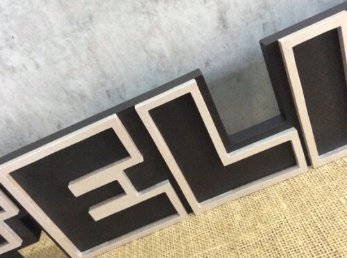 Letras Decorativas Personalizadas em MDF para Quarto de Bebê e F