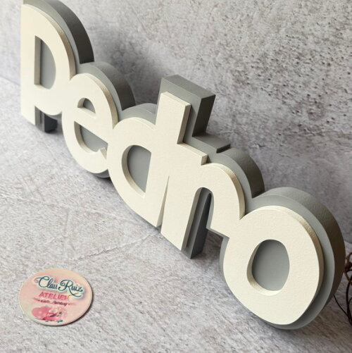 Nomes em Sobreposição Decoração de Bebê