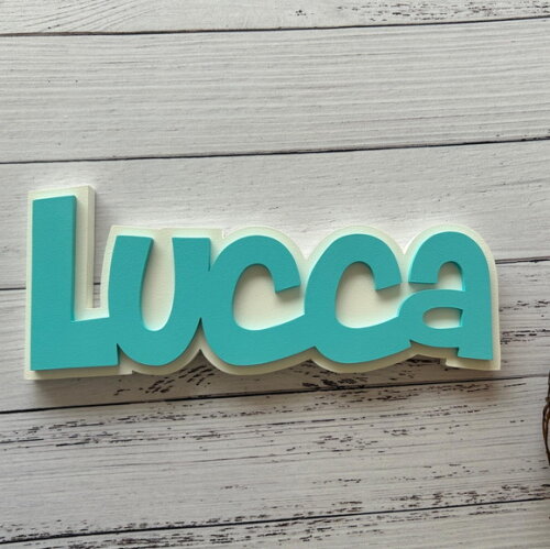 Nomes em Sobreposição Decoração de Bebê