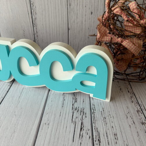 Nomes em Sobreposição Decoração de Bebê
