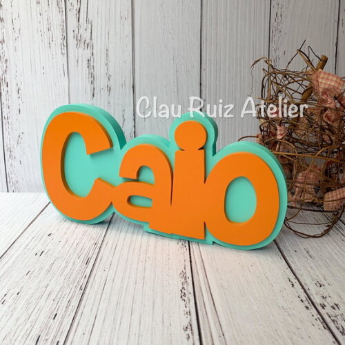 Nomes em Sobreposição Decoração de Bebê