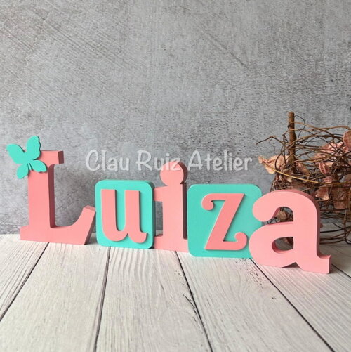 Nomes Linha Blocos - Decoração de Bebê