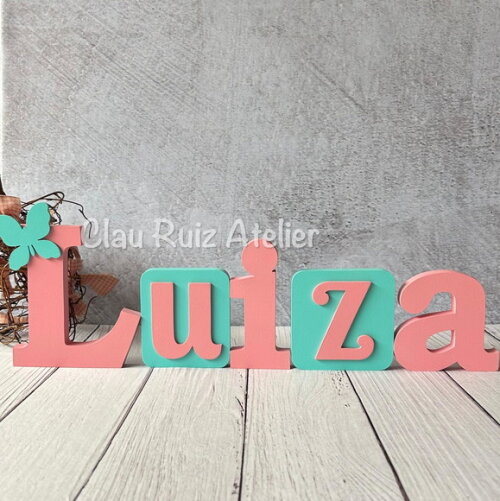 Nomes Linha Blocos - Decoração de Bebê