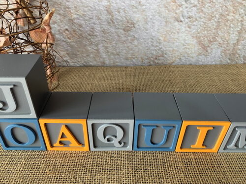 Nomes Personalizados em Cubos 6x6cm Ts